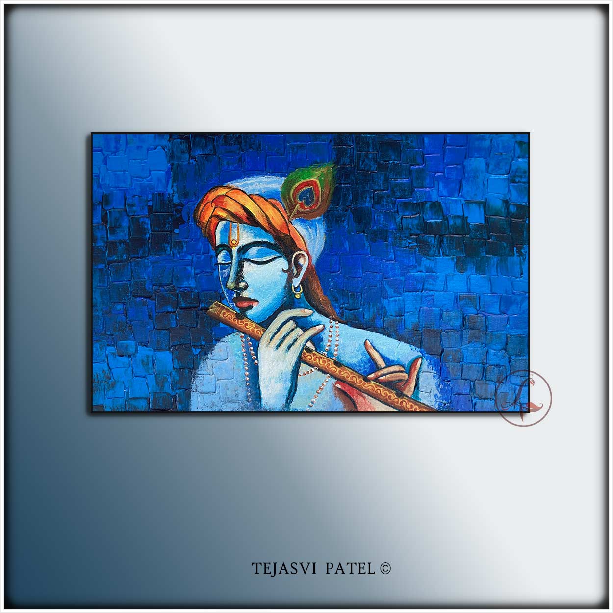 krishna Abstract Art : Achyuta - krishna