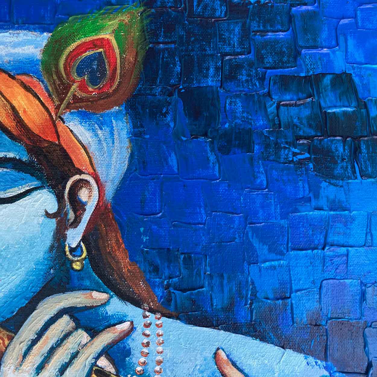 krishna Abstract Art : Achyuta - krishna