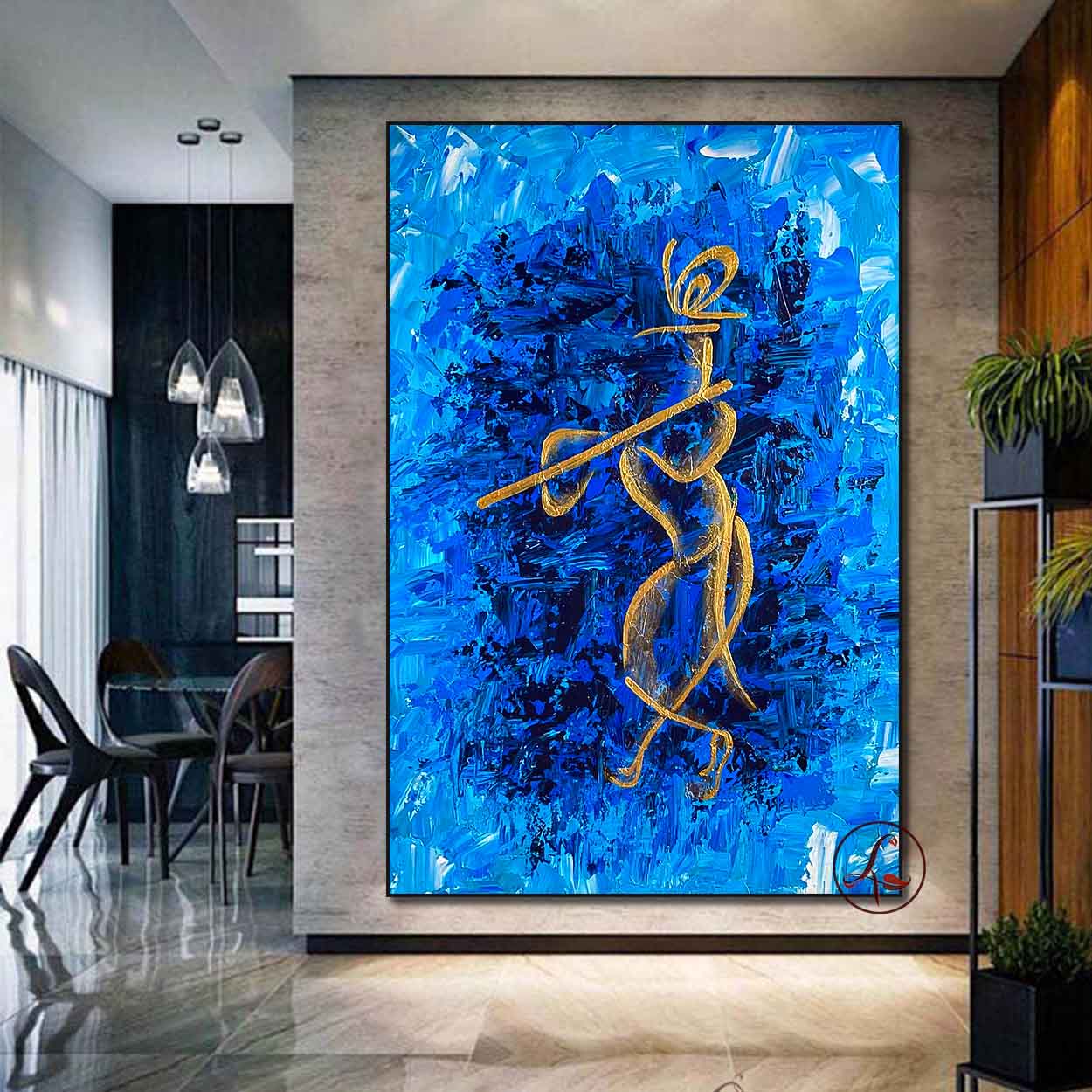 krishna Abstract Art : Vaikunthanatha - krishna