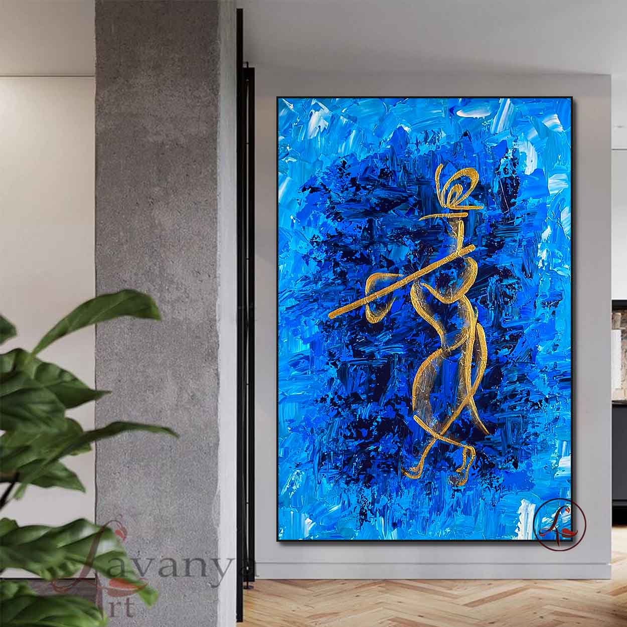 krishna Abstract Art : Vaikunthanatha - krishna