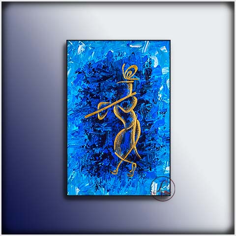 krishna Abstract Art : Vaikunthanatha