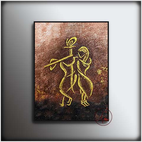 krishna Abstract Art : Lakshmikantam