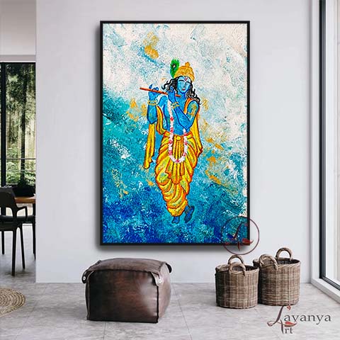 krishna Abstract Art : Govinda