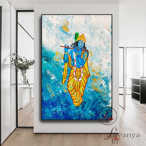 krishna Abstract Art : Govinda