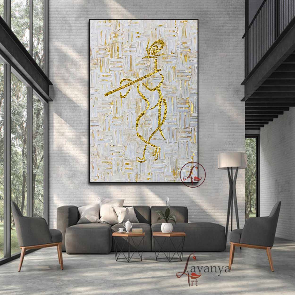 krishna Abstract Art : Aniruddha - krishna
