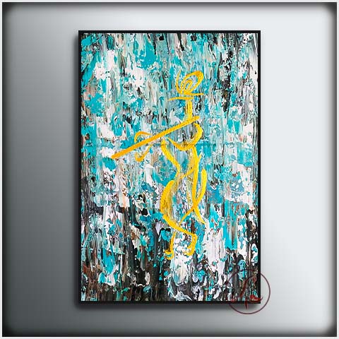 krishna Abstract Art : Dwarkapati