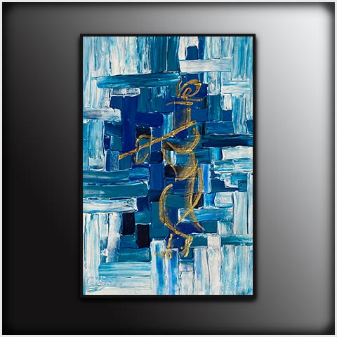 krishna Abstract Art : Janaradhana