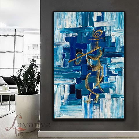 krishna Abstract Art : Janaradhana