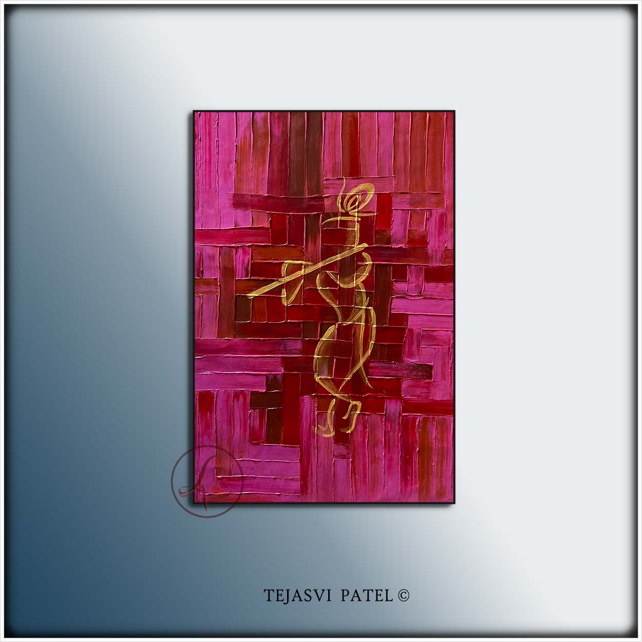 krishna Abstract Art : Kanjalochana - krishna