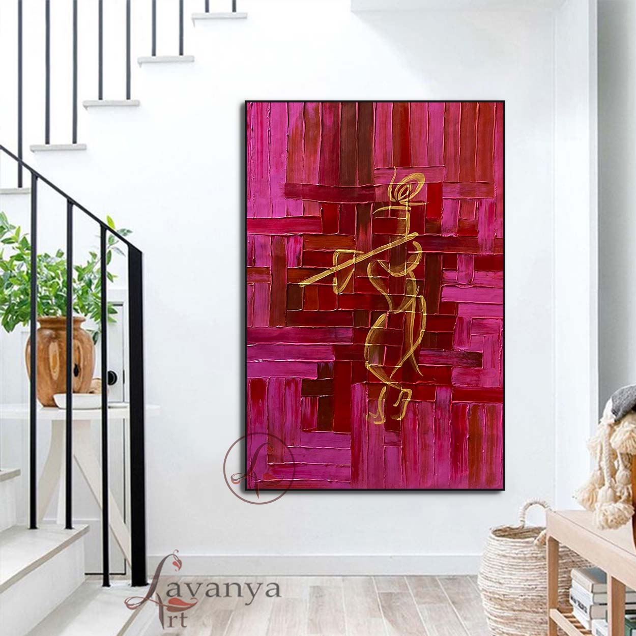 krishna Abstract Art : Kanjalochana - krishna