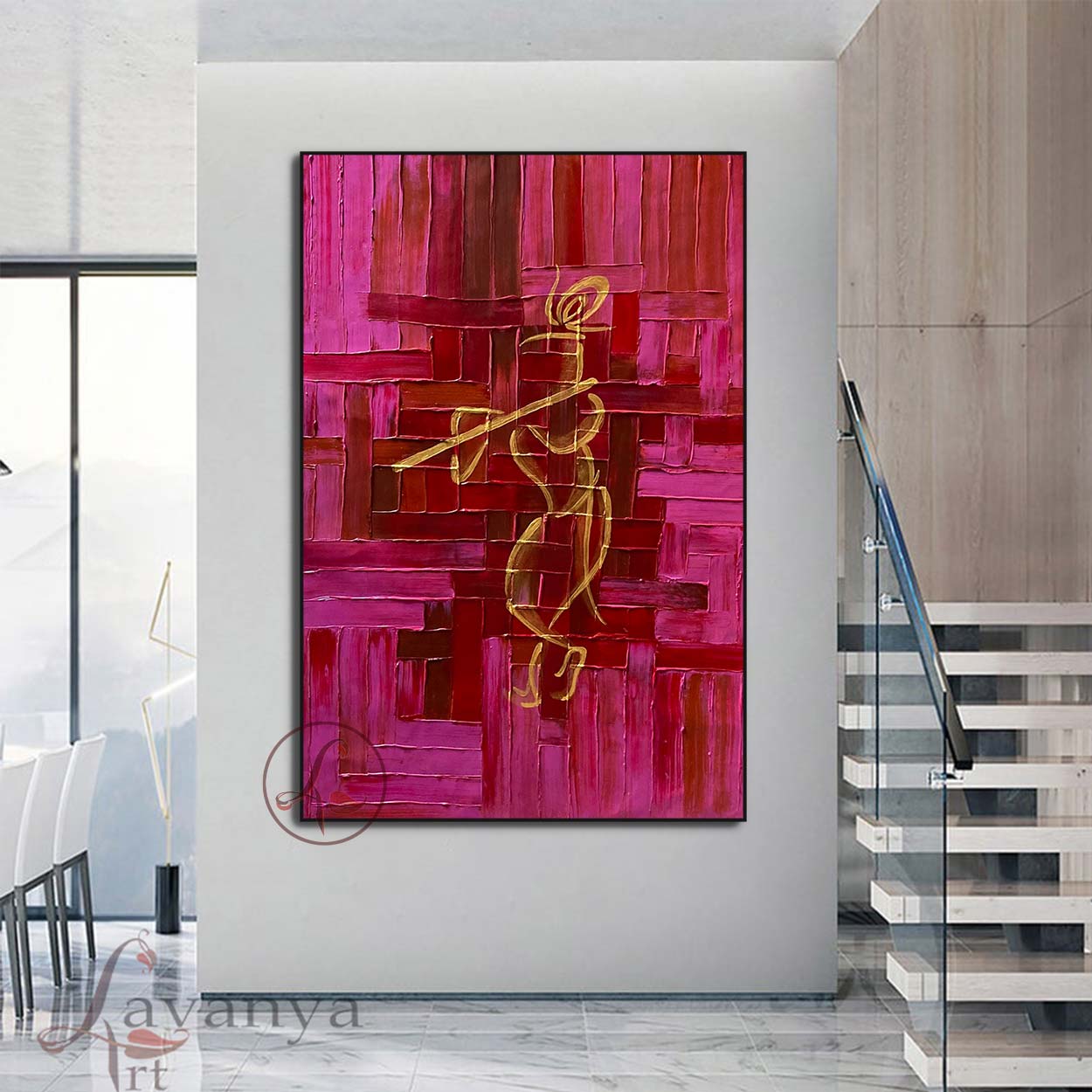 krishna Abstract Art : Kanjalochana - krishna