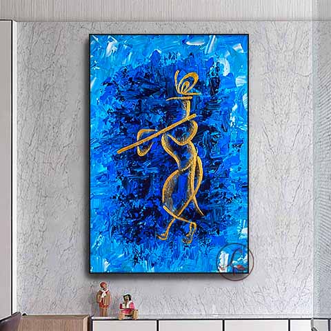 krishna Abstract Art : Vaikunthanatha