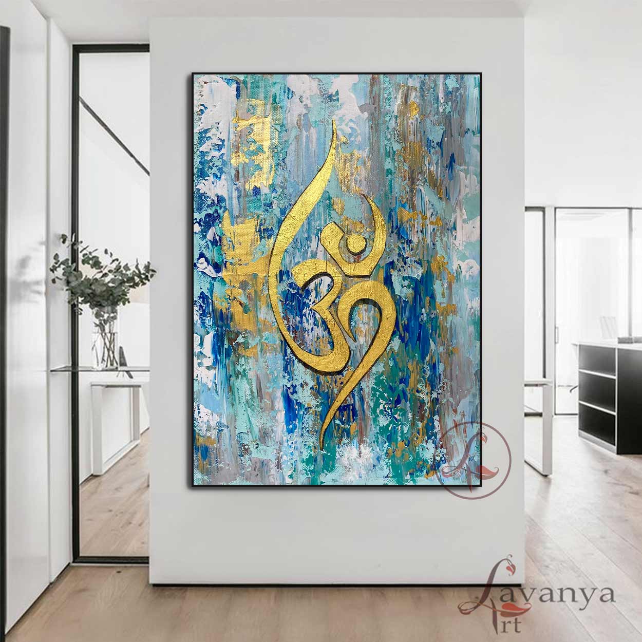 Om Painting  : Golden OM - OM
