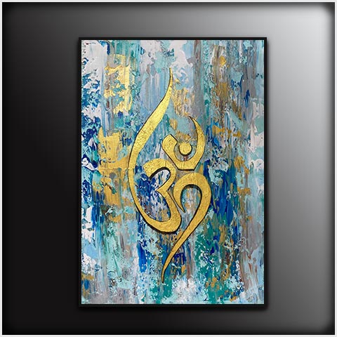 Om Painting : Golden OM